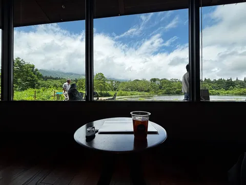 窓から広がる、絵画のような景色