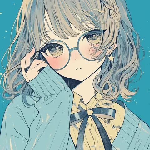 水色世界の眼鏡タイム
