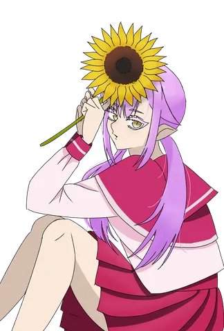 ひまわり少女、片耳に春