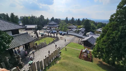 石段の向こうに広がる静寂