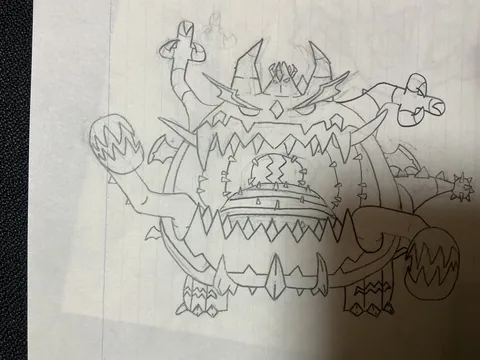 迫力満点！モンスター級のドローイング