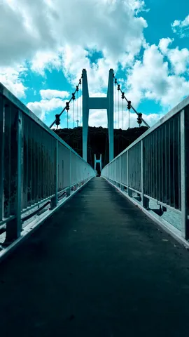 空へ続く吊り橋