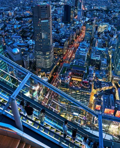 青い夜を駆ける街