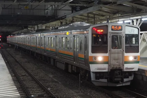 電車、まだ走り足りないって顔？