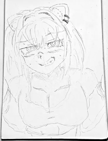 猫耳娘のいたずらな視線