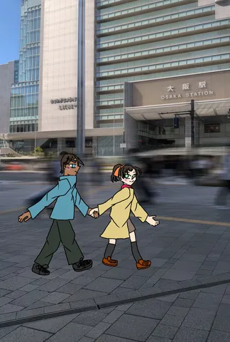 駅前に迷い込んだ物語