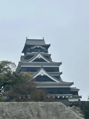 壁の向こうに堂々たる城