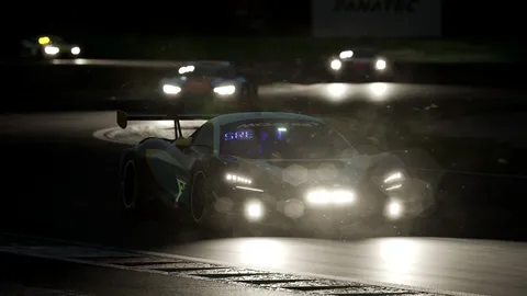 夜を駆ける光の粒