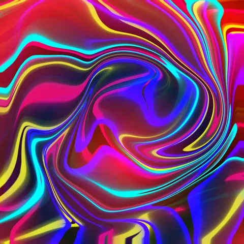 光の渦が描く異空間