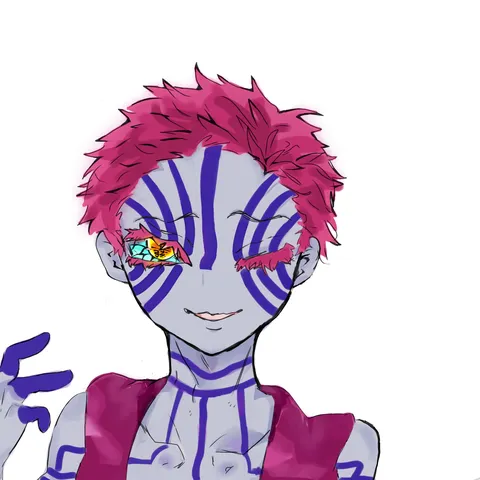 模様が印象的なキャラクター