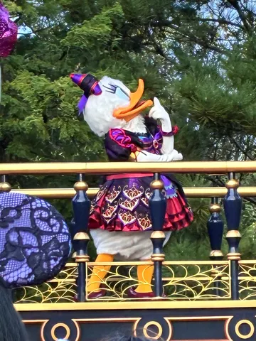 仮装パレードの愉快な一瞬