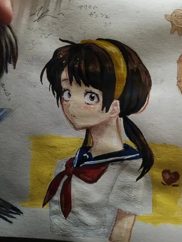 アンニュイな瞳のセーラー服