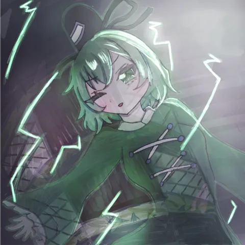 緑の雷光乙女