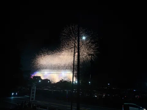 夜空を彩る光のカーテン
