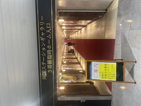 赤絨毯が誘う駅のギャラリー