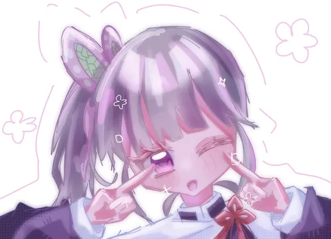 ふんわりパープルに夢心地