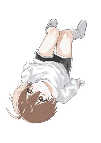 仰向けでリラックスした瞬間