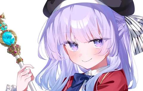 魔法使いの微笑み、宝石のように輝く瞳