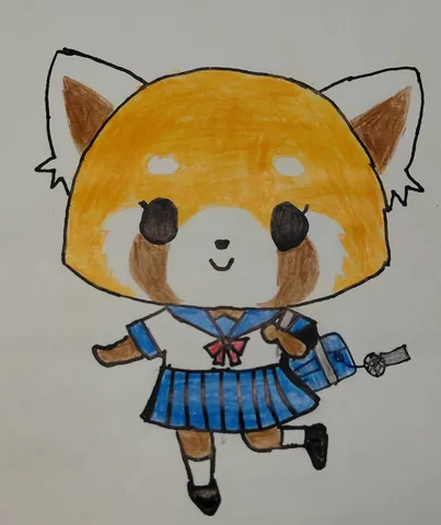 赤いきつね、学校へ行く