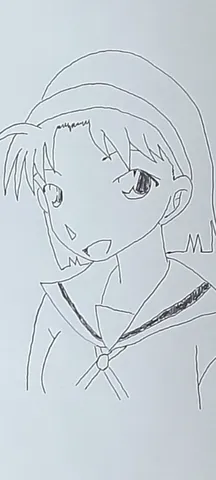 制服姿の温かい一瞬