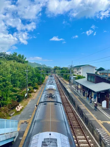 夏空の下、旅路を彩る緑と鉄路