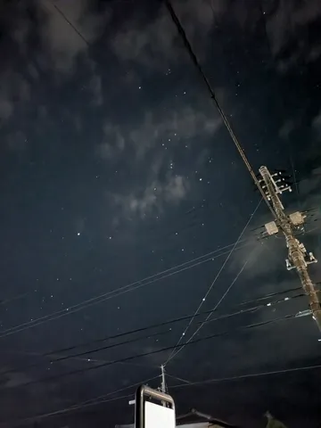 星屑と電線の夜