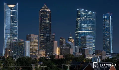都会の夜景、光のアーキテクチャ