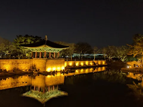 夜の月池、夜の宮