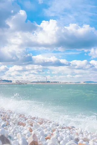 蒼穹と海の境界線