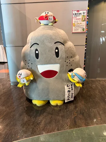 巨大ぬいぐるみの穏やかな光