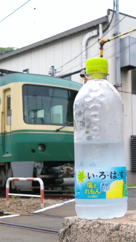 電車と塩レモンの静かなひととき