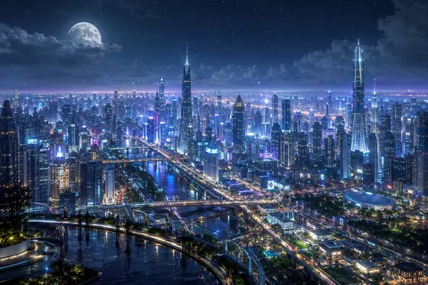 星降る夜の摩天楼