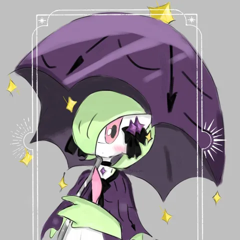 雨空に寄り添う、幻想的な傘の下
