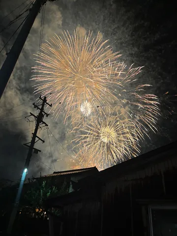 電線越しの光の祭典