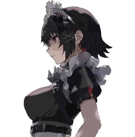 黒衣の静かな佇み