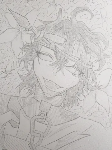 花びらの中の微笑み