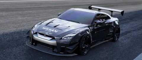 漆黒のGT-R、圧倒的な存在感