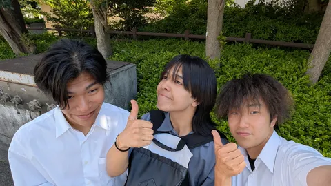 晴れた日の楽しいひととき