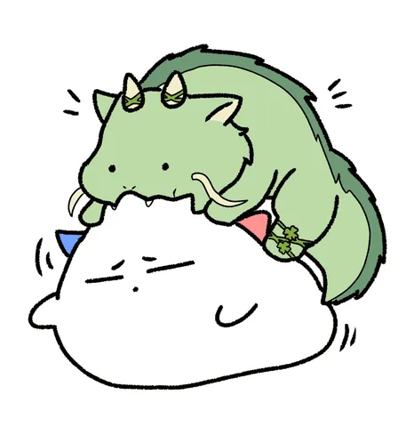 頭に乗るやんちゃな子