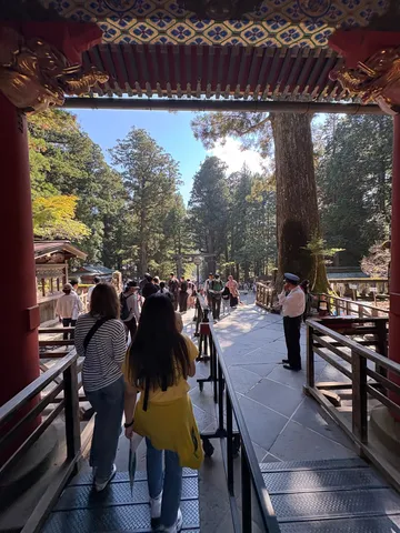 森と人影の静かな道