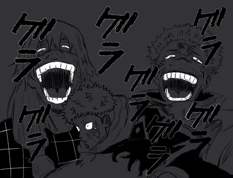 闇夜に響く笑い声