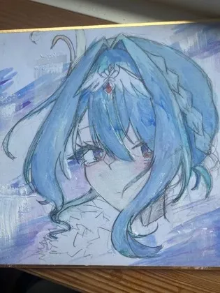 蒼い風が髪を揺らす瞬間