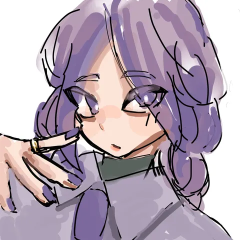 パープルヘアーの誘惑