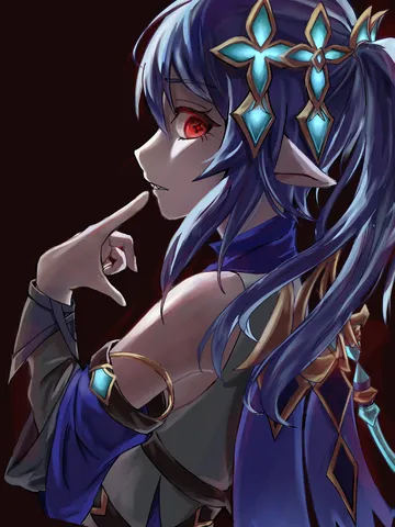 闇夜に輝く妖しい眼差し