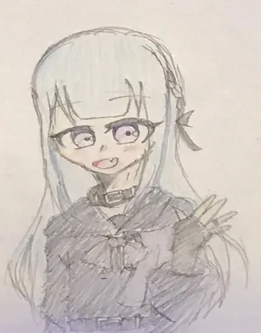 ちょっぴりダークな、アニメ風ポートレート