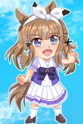 青空に舞う、元気いっぱいチビキャラ