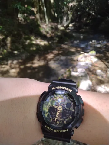 渓流とG-SHOCK、時を刻む自然