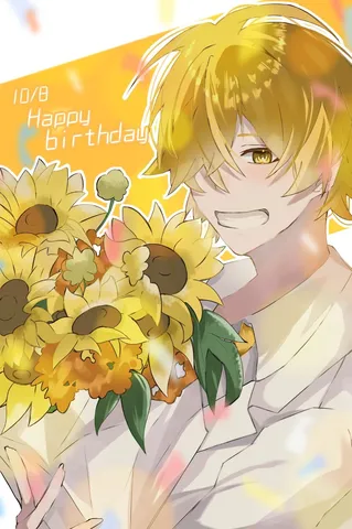夏色の花と笑顔の一日