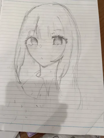 繊細なタッチの鉛筆画
