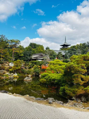 静寂の庭園、時が流れる水鏡